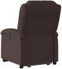 vidaXL Relaxsessel mit Aufstehhilfe Dunkelbraun Stoff 3204169 Bild 4