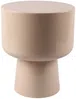 Vente-unique - FALENY Beistelltisch Metall Beige - B 38 cm x H 45,5 cm x L 38 cm Bild 3