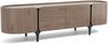 Livin Hill Sileno SE02 TV-Kommode, Echtholzfurnier aus Walnussholz, MDF, Metallgestell und Akzente, 55 x 50 x 200 cm Bild 2