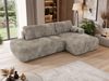 Ecksofa TAREN L mit Schlaffunktion, Bettkasten, DL-Mechanismus, Wellenfederung und freistehendem, Sofa mit Stauraum - Hellbraun Cord - Rechts Bild 5