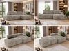 Ecksofa TAREN L mit Schlaffunktion, Bettkasten, DL-Mechanismus, Wellenfederung und freistehendem, Sofa mit Stauraum - Hellbraun Cord - Rechts Bild 2