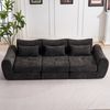 Leawin Sofa Sofas Wohnzimmer, modulares Sofa mit Schlaffunktion L-Form, Werkzeuglos montierbar, wandelbar & ideal für kleine Räume Bild 2