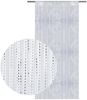 Fadenvorhang Lurex- Optik Fadengardine mit Stangendurchzug Türvorhang, attraktiv und modern in vielen verschiedenen Ausführungen erhältlich Weiß 90x200cm Bild 2