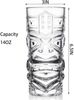 6 X 400ml Tiki-Gläser Bar-Halloween-Mai Tai-Zombie-Cocktails Bild 5