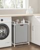 Vasagle Wäschekorb, mit Ablage, Wäschesack abnehmbar, Metallrahmen, 65 L Bild 2