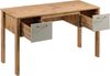 AX LIVING Bürotisch Iseonia B2S – 138 cm breit, Eiche Wotan & Beige Bild 2
