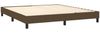 vidaXL Boxspringbett mit Matratze Dunkelbraun 160x200 cm Stoff 3126096 Bild 4