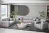 Sofaset Designersofa NANCY 3-2-1 in Stoff Perfekt Harmony Hellgrau Bild 4
