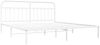 vidaXL Bettgestell mit Kopfteil Metall Weiß 193x203 cm 352633 Bild 3
