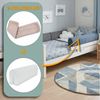 Bettkantenschutz für Kinderbetten 70 cm - Schutz für Bettrahmen Baby Bett rausfallschutz für boxspringbett bettgitter mit Bezug Kantenschutz Kinder Babybett Beige B Bild 3