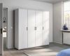 Rauch Möbel 'Voyager' Kleiderschrank, Holz, Weiß, Zubehör Classic, Breite 187 cm | ohne Schubladen Bild 2