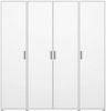 Rauch Möbel 'Voyager' Kleiderschrank, Holz, Weiß, Zubehör Classic, Breite 187 cm | ohne Schubladen Bild 4