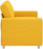 vidaXL Zweisitzer-Sofa Hellgelb 160x77x82 cm Cordstoff 4105198 Bild 5