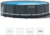 Intex 'Frame Swimming Pool Set Ultra Rondo XTR', anthrazit, Ø 488x122 cm, inkl. Sandfilteranlage