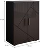Vicco 'Irma' Midischrank, Holz, 81 x 30 x 60 cm, Schwarz Bild 3