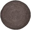 Marrakesch Orient & Mediterran Interior Teppich Ethno Boho Deko Jute Teppich Abrila Rund 100cm Braun Bild 5