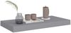 vidaXL Schweberegal Grau 50x23x3,8 cm MDF 323850 Bild 3