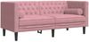 vidaXL 2-tlg. Chesterfield-Sofa-Set mit Nackenrollen Rosa Samt 3209294 Bild 5