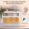 ONVAYA Sideboard mit Rollboxen - Bücherregal-Kuscheltier Aufbewahrung Bild 4