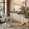 höhenverstellbarer elektrischer Schreibtisch Elevate Weiß/Anthrazit 120 x 70 cm 2 Motoren Vicco Bild 3