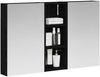 vidaXL Badezimmerschrank-Set 3 pcs 80 x 10,5 x 50 cm Holzwerkstoff 3403649 Bild 3