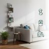 Relaxdays Eckregal Wand 5 Etagen Bild 5