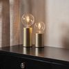 E14 Lampenfuß ,Tiny für kleinere Leuchtmittel, Metall, 14cm, gold matt Bild 2