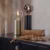 E14 Lampenfuß ,Tiny für kleinere Leuchtmittel, Metall, 14cm, gold matt Bild 3