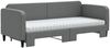 vidaXL Tagesbett Ausziehbar mit Matratzen Dunkelgrau 80x200 cm Stoff 3196830 Bild 3