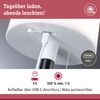 Paulmann 94607 LED Akkuleuchte Bartja 2700K IP44 dimmbar schwarz Bild 5