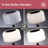 Paulmann 94607 LED Akkuleuchte Bartja 2700K IP44 dimmbar schwarz Bild 3