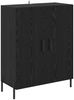 vidaXL Sideboard Schwarz Eichen-Optik 69,5 x 34 x 90 cm Holzwerkstoff 881476 Bild 2