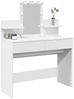 vidaXL Schminktisch mit LED-Beleuchtung Weiß 100x40x130 cm 848199 Bild 4
