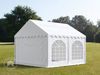 TOOLPORT Festzelt Partyzelt 3x5 m PREMIUM, hochwertige PVC Plane 750 N in weiß 100% wasserdicht mit Bodenrahmen Bild 1