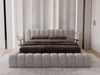 GRAINGOLD Italia Doppelbett 180x200, Polsterbett mit Bettkasten und Lattenrost, Velvet-Stoff, Grau Bild 3
