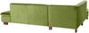 Ecksofa mit Ottomane links Kaye Bezug Samtvelours Buche nussbaum dunkel / oliv 23093 Bild 3