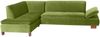 Ecksofa mit Ottomane links Kaye Bezug Samtvelours Buche nussbaum dunkel / oliv 23093 Bild 2
