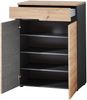 Schuhschrank Melanie / Memphis, Holzwerkstoff, Holzfarben, 80 x 107 x 38 cm Bild 3