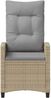 vidaXL Gartenstuhl 2 pcs Beige und Hellgrau 56 x 60 x 112 cm 42026833 Bild 5