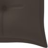 vidaXL Stapelbare Gartenbank mit Auflage 159 cm Massivholz Teak 3063329 Bild 5