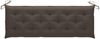 vidaXL Stapelbare Gartenbank mit Auflage 159 cm Massivholz Teak 3063329 Bild 4