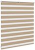 vidaXL Doppelrollo Sandbraun 135x100 cm Stoffbreite 130,9 cm Polyester 4014528 Bild 4