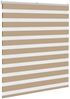 vidaXL Doppelrollo Sandbraun 135x100 cm Stoffbreite 130,9 cm Polyester 4014528 Bild 3