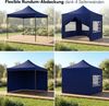 STEELSØN 'Rynara' Pavillon 3x3 m, blau, wasserdicht, stabil und UV-beständig, Faltpavillon 3-fach höhenverstellbar, Gartenpavillon mit 4 Seitenteilen, Pop Up Pavillon inkl. Tragetasche Bild 5