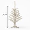 Künstlicher Weihnachtsbaum weiß 30cm Weihnachtsdeko Tannenbaum Christbaum Tanne Bild 3