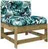 vidaXL 3-tlg. Garten-Lounge-Set mit Kissen Kiefernholz Imprägniert 825603 Bild 5