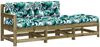vidaXL 3-tlg. Garten-Lounge-Set mit Kissen Kiefernholz Imprägniert 825603 Bild 2