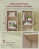 VASAGLE Bücherregal, 6-stöckiges Regal, offenes Aufbewahrungsregal, Standregal, 24 x 40 x 178,5 cm Bild 4