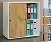 VCM Büroschrank Lona 919445 Anthrazit / Honig-Eiche B. 70 x H. 73 x T. 37 cm Bild 5