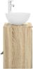 vidaXL Wandmontierte Waschtisch Sonoma-Eiche 49,5 x 35 x 63 cm 890384 Bild 3